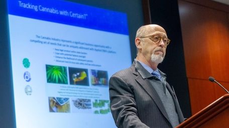 James Hayward, Applied DNA Sciences' CEO, seen on