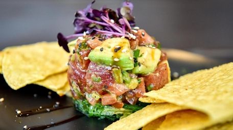Yellowfin tuna poke by chef Charley Sinden at