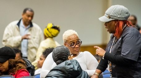 Community members at the Roosevelt school board special
