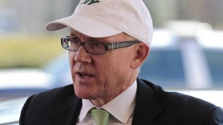 New York Jets owner Woody Johnson arrives at