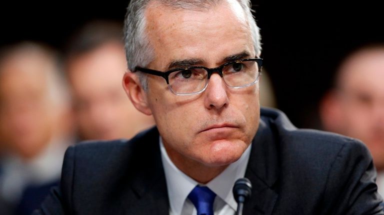 Andrew McCabe's account, given to CBS News, confirmed