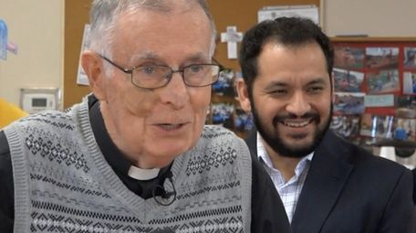 The Rev. William Mahoney, left, spearheaded the agreement