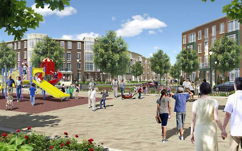 Artist rendering provided by Heartland shows a public