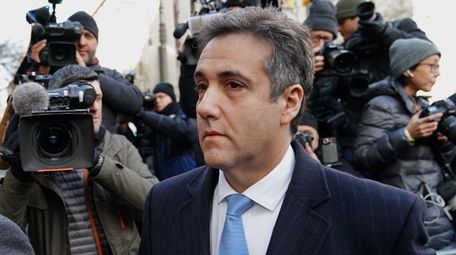 President Donald Trump's former attorney Michael Cohen arrives