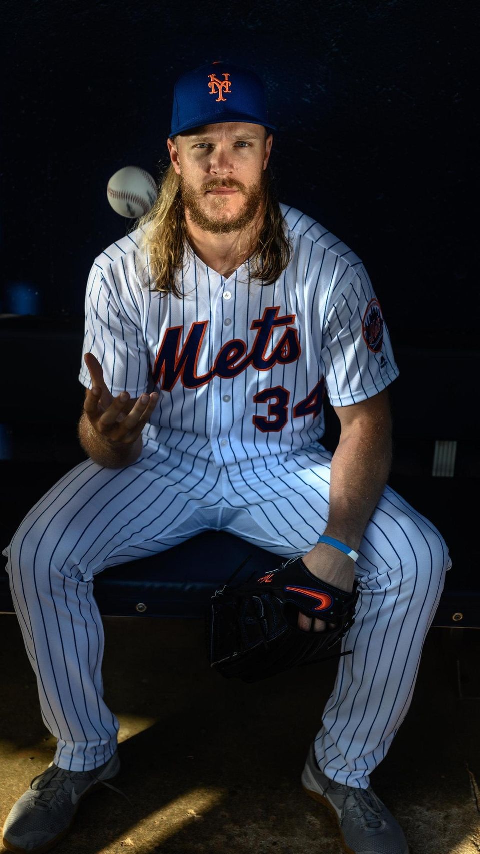 New York Mets pitcher Noah Syndergaard during spring
