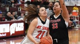 Mt. SinaiÕs Gabby Satori drives to the basket