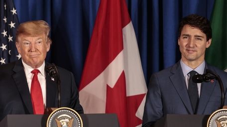 President Donald Trump and Canadian Prime Minister Justin