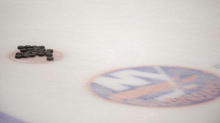 The Islanders' practice ice at Northwell Health Ice