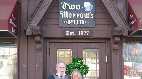 Bob and Sheila Morrow stand in front of