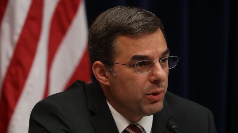 Rep. Justin Amash (R-Mich.) speaks during Michael Cohen's