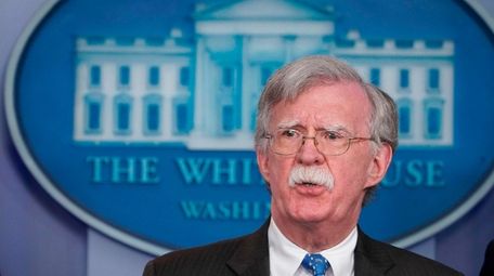 John Bolton, the White House's national security adviser,