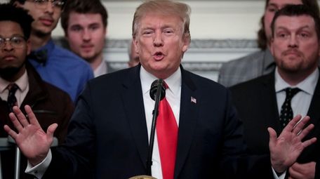 President Donald Trump on Monday in the State