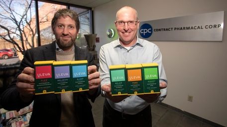Contract Pharmacal Corp. CEO Matt Wolf, left, and