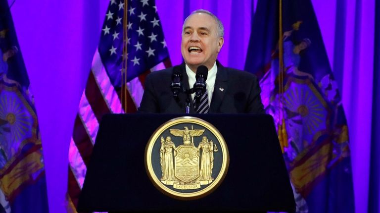 New York State Comptroller Thomas DiNapoli delivers his
