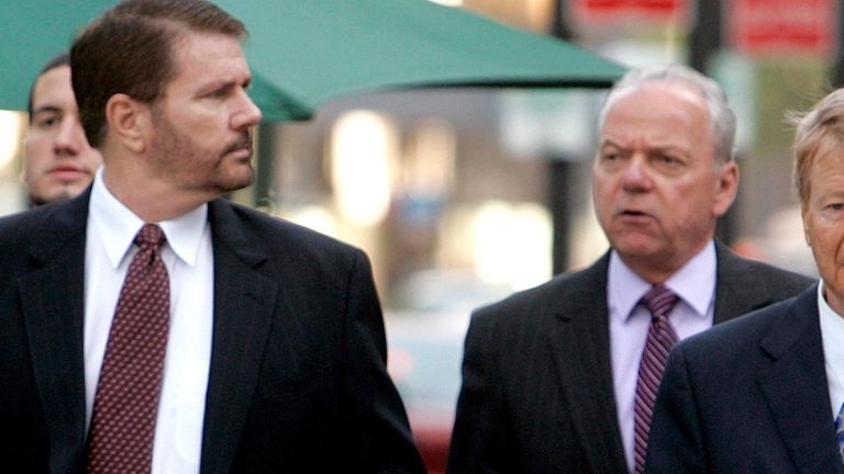 James Galante, left, at U.S. District Court in