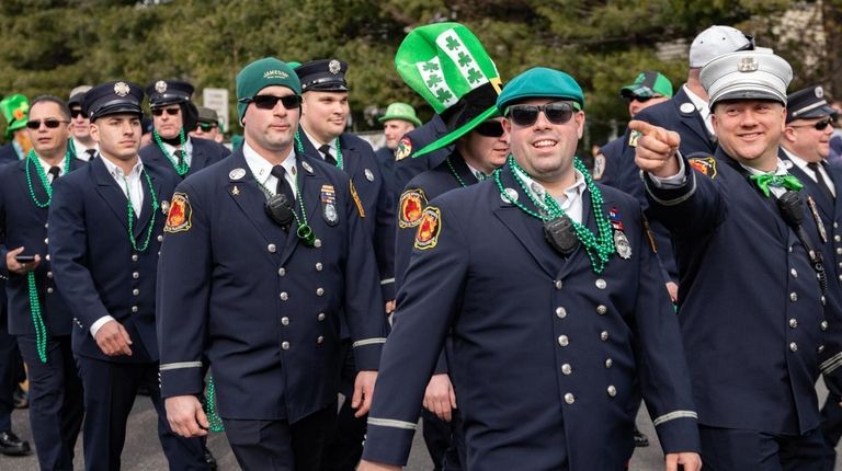 Firefighters take to the streets at the 28th