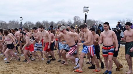 The 15th annual North Hempstead Polar Plunge was