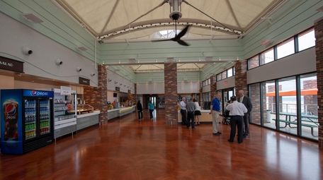 The opening of the Boardwalk Cafe in June