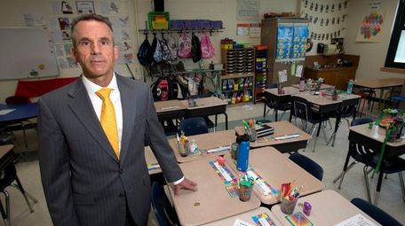Patrick Brimstein, superintendent of the Eastport-South Manor district,