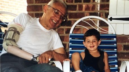 Undated photo of Ralph Marino with his grandson