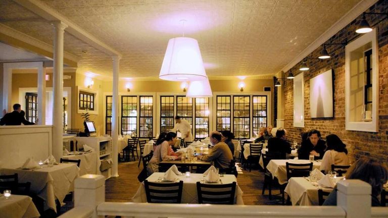 The dining room at Sag Harbor's new restaurant,