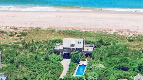 Built in 1950, the two-story 1,100-square-foot Bridgehampton cottage