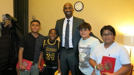 NBA Hall of Famer Kobe Bryant with Kidsday