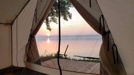 Terra Glamping will offer waterfront views of Gardiners
