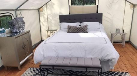 Terra Glamping will offer fully furnished, one-bedroom tents