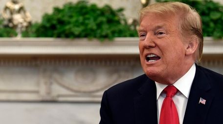 President Donald Trump on Monday in the Oval