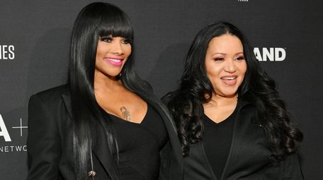 Sandra Denton and Cheryl James of Salt-N-Pepa attend