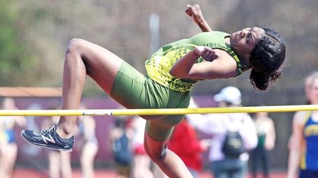 Westbury's Dieusi Armand comes in second place in