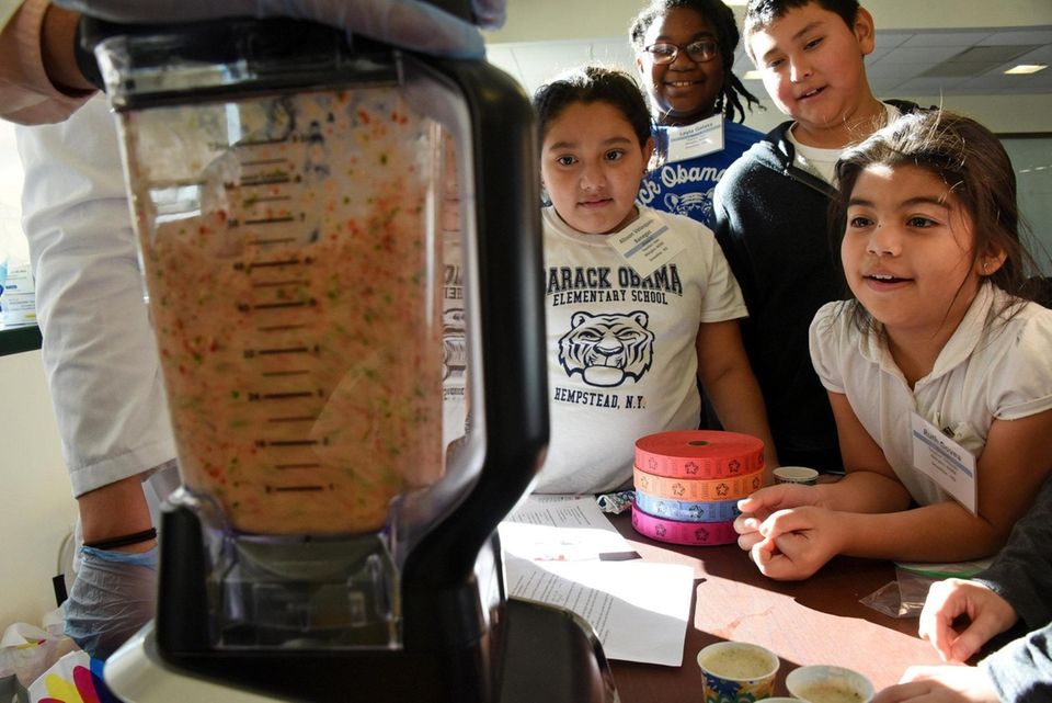 From left: Allisson Velasques-Banegas, Layla Galata, Kevin Orozco,