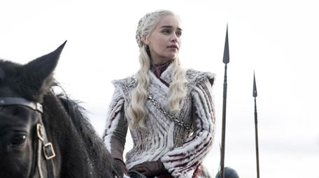 Emilia Clarke in season 8 of of HBO's