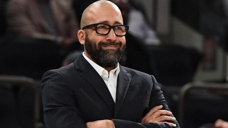 Knicks coach David Fizdale looks on during a
