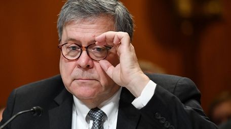 Attorney General William Barr during a House hearing