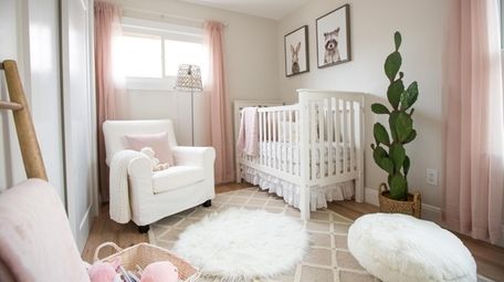 The baby nursery for Jennifer Halpern's 5-week-old daughter,