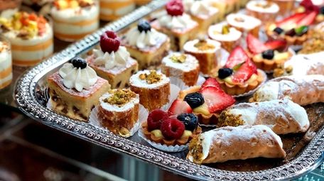 Italian-style pastries (as well as panini, pizza, salad