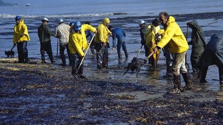 A major oil spill off of Santa Barbara,
