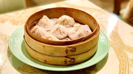 Soup dumplings are made on the premises at