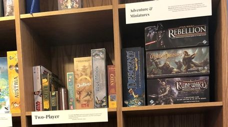 Some of the hundreds of board games available