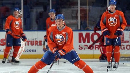 Nino Niederreiter #25 of the New York Islanders