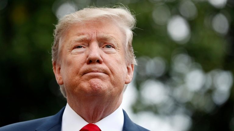 President Donald Trump at the White House on