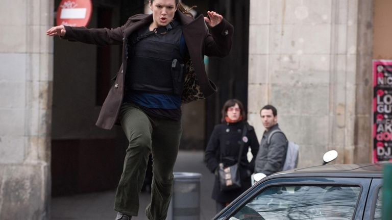 Gina Carano, a mixed martial artist, in a