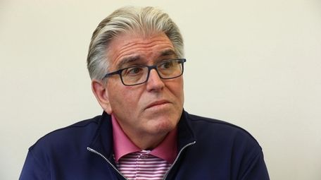 Mike Francesa during an interview at WFAN studios