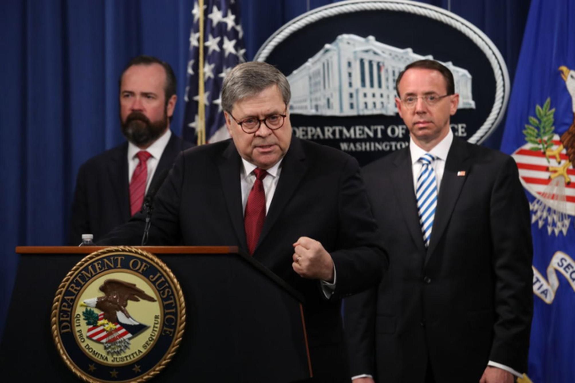 Barr discusses Mueller report