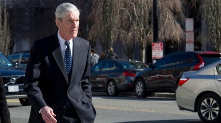 Special counsel Robert Mueller in Washington on March