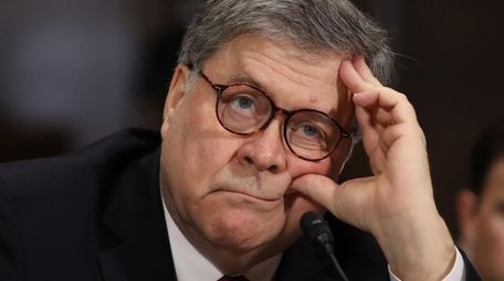 Attorney General William Barr testifies Wednesday before the