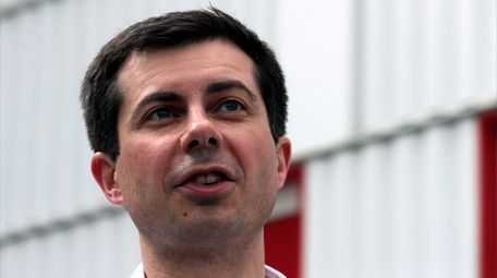 Democratic presidential candidate South Bend Mayor Pete Buttigieg