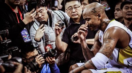 Stephon Marbury in a scene from the documentary